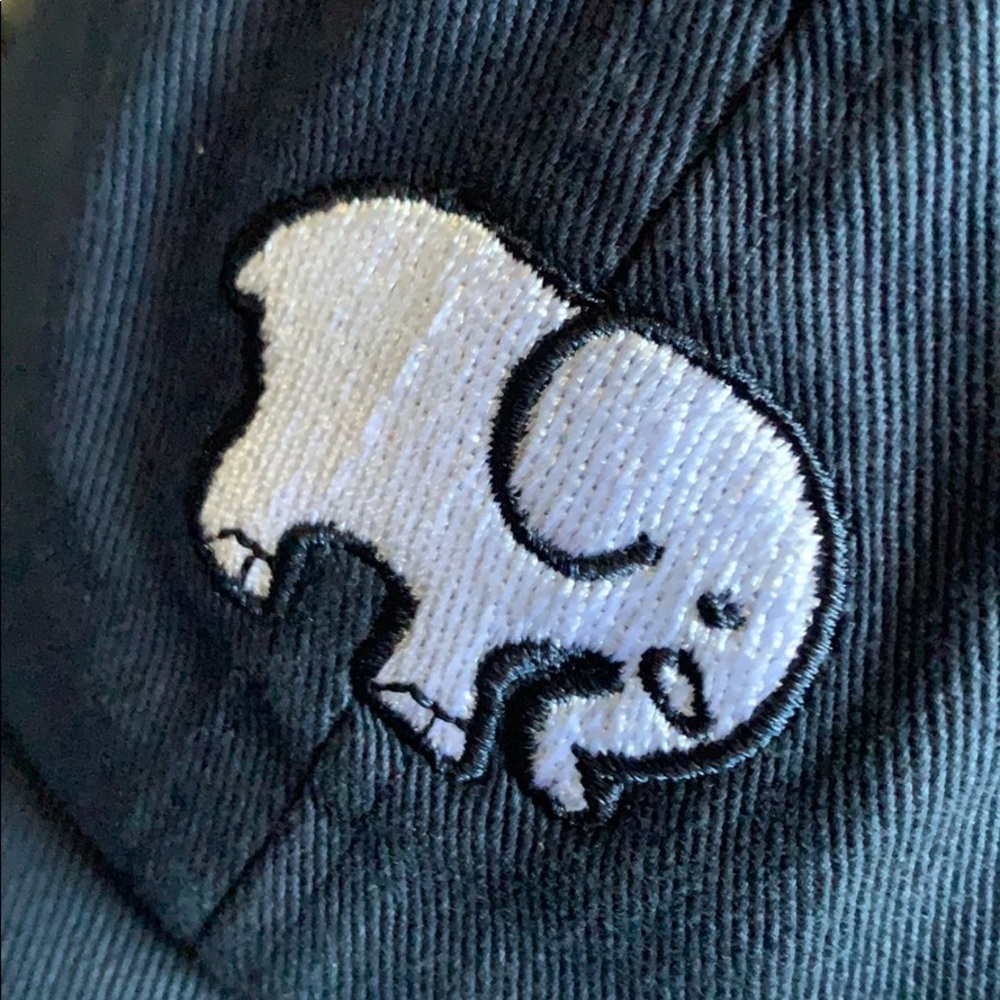 Ivory Ella Blue & White Embroidered Baseball Cap - Picture 3 of 8